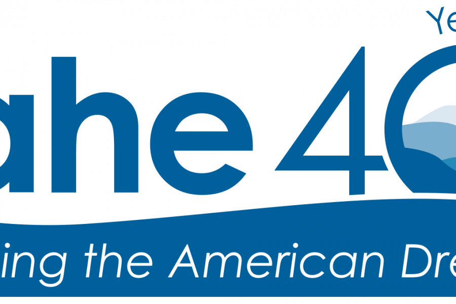 Fahe 40 Years of Service logo.