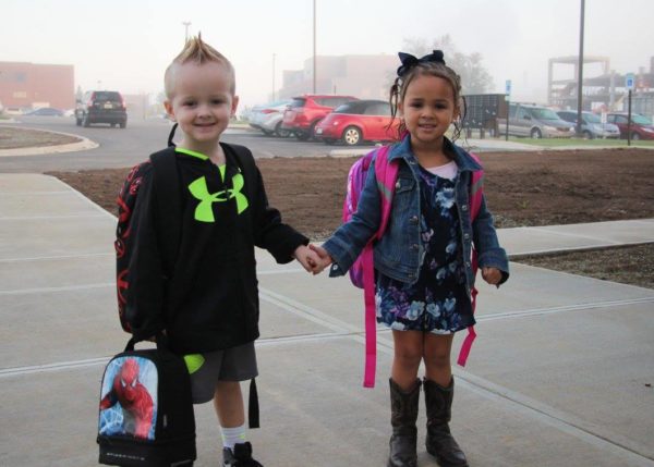 kids holding hands